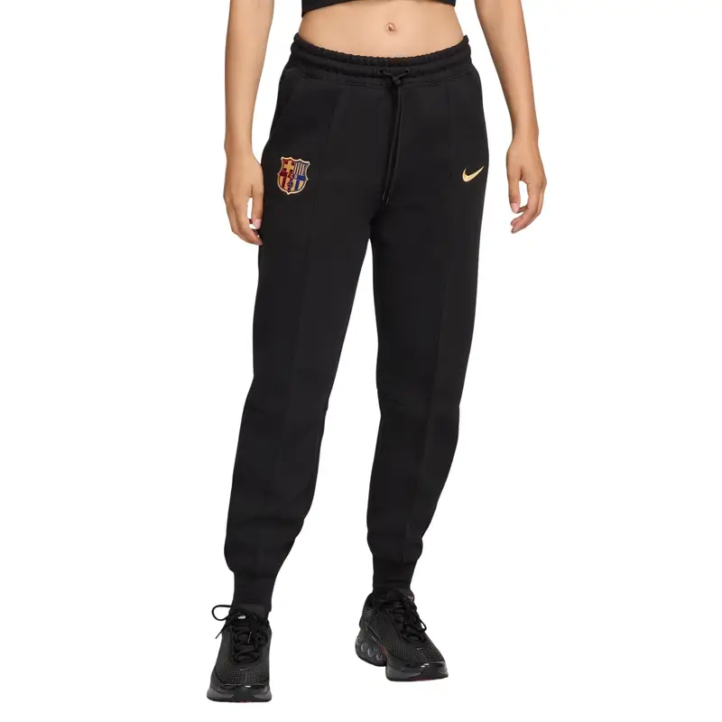 Pantaloni da jogging donna FC Barcellona NSW TECH Fleece MR 2024/25 Noir