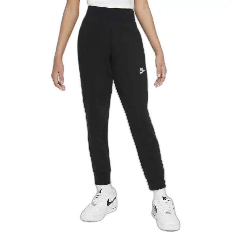 Pantaloni da jogging in felpa per ragazza Nike Sportswear Club Noir