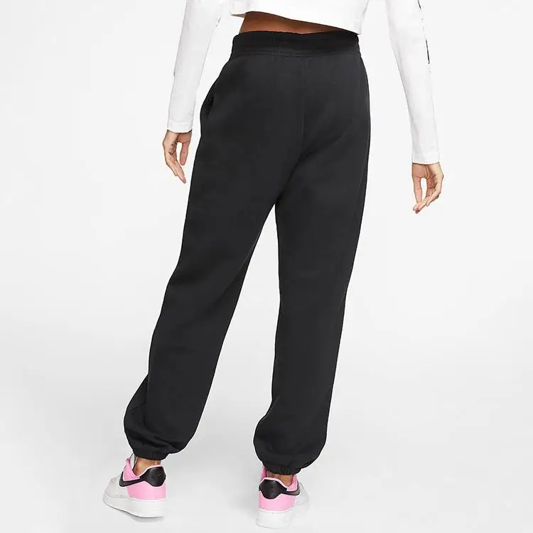 Pantaloni da jogging in pile Nike Sportswear Essential con logo ricamato da donna Neri BV4090-010 XL miniatura 5