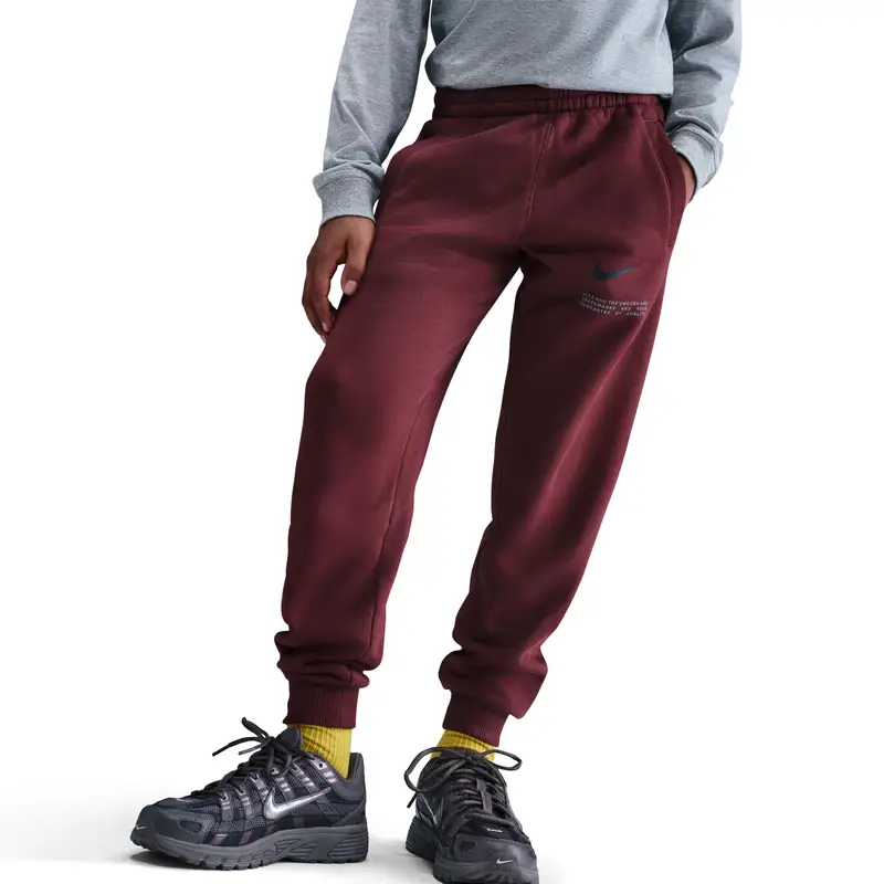 Pantaloni da jogging per bambini Nike Club Rouge