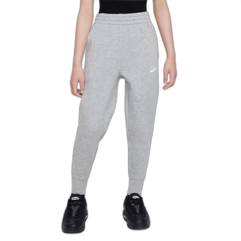 Pantaloni da jogging per ragazza Nike Club Fleece HR FTD LBR Gris