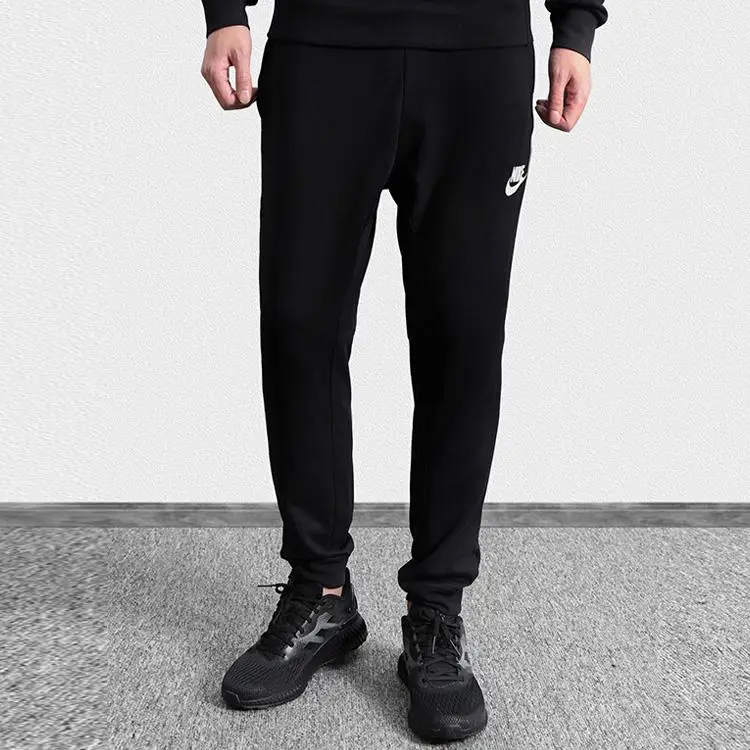 Pantaloni da jogging sportivi da uomo a tinta unita Neri 832173-010 XXXL miniatura 3