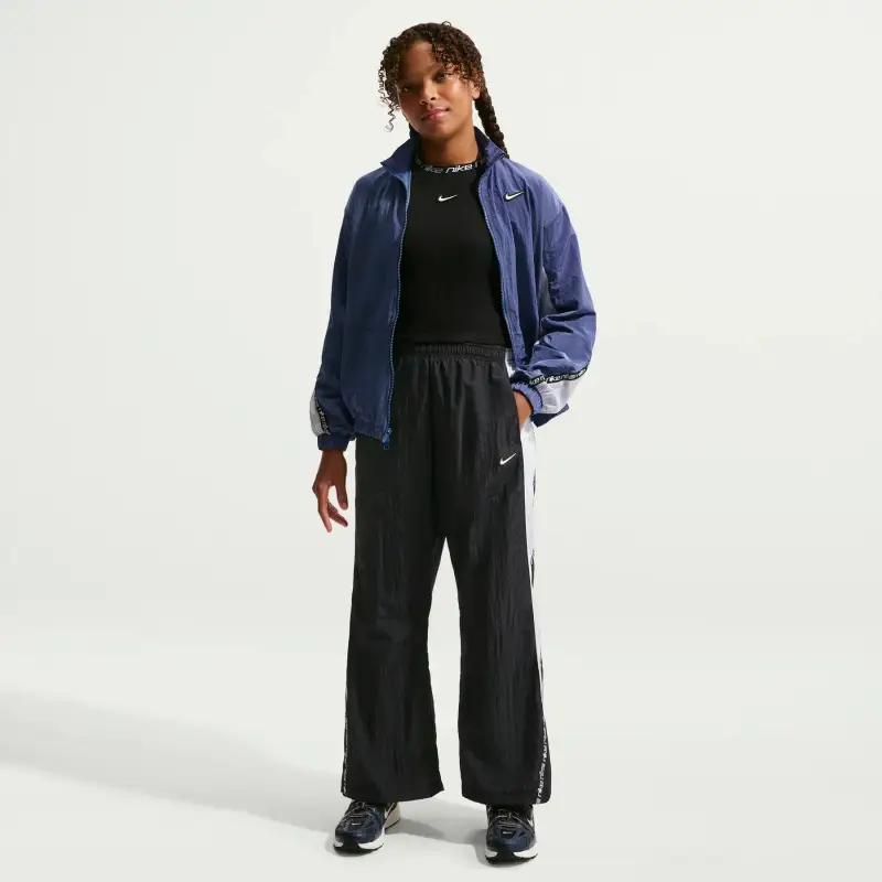 Pantaloni da jogging tessuti per ragazza Nike Noir