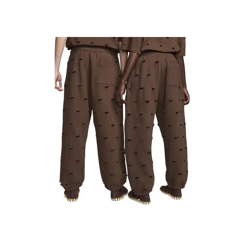 Nike Pantaloni da jogging unisex monocolore in maglia con coulisse e miniatura 2