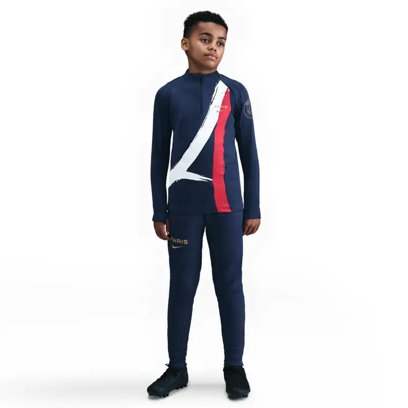 Pantaloni della tuta bambino PSG Strike 2025/26 Bleu
