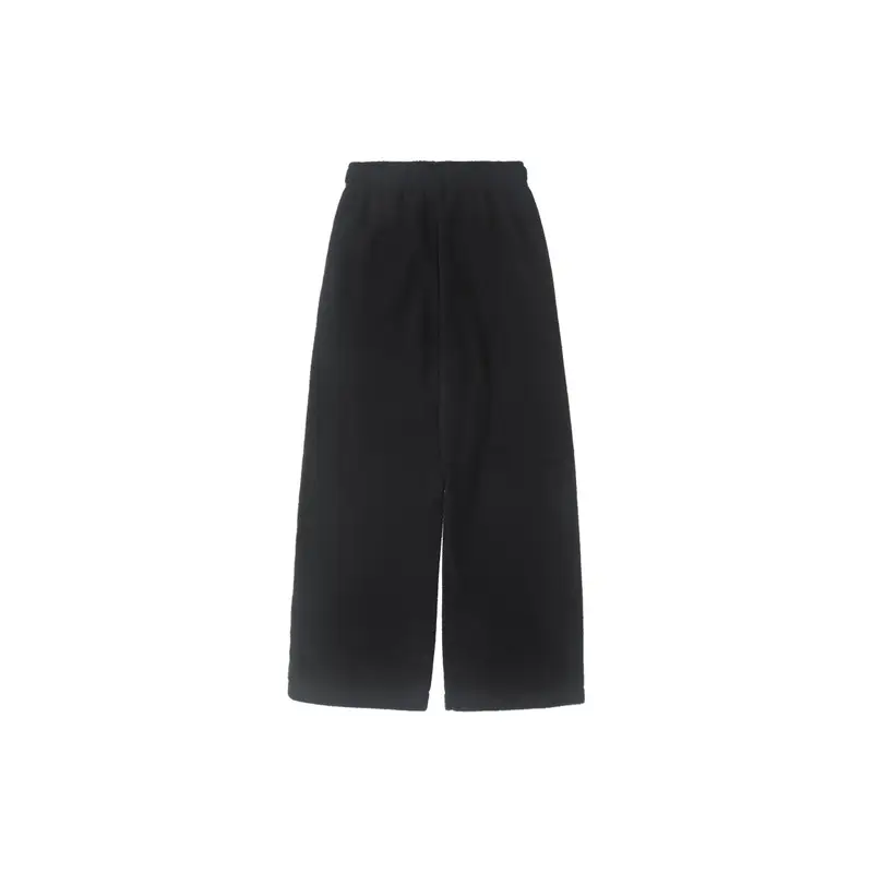 Pantaloni della tuta Nike Sportswear in maglia felpata con coulisse a tinta unita da donna Neri DV4362-010 XL miniatura 5