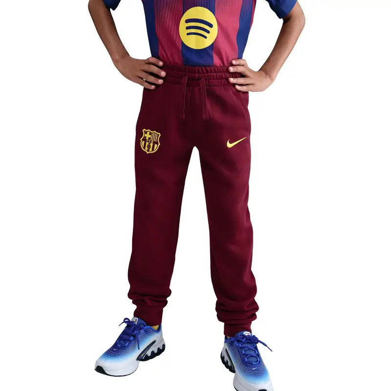 Pantaloni della tuta per bambini FC Barcellona Sportswear Club 2025/26 Rouge