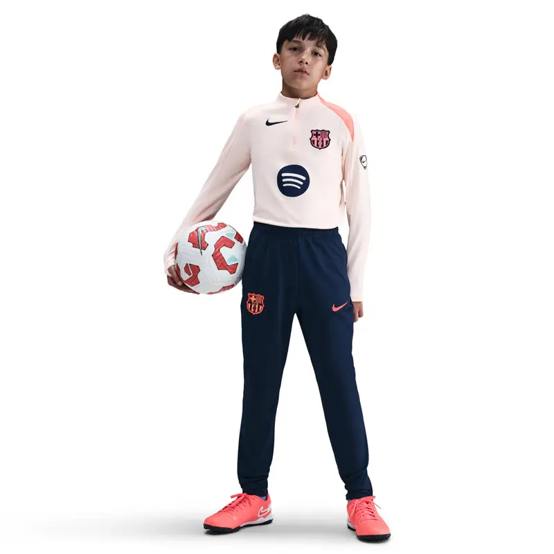 Pantaloni della tuta per bambini FC Barcellona Strike 2025/26 Bleu