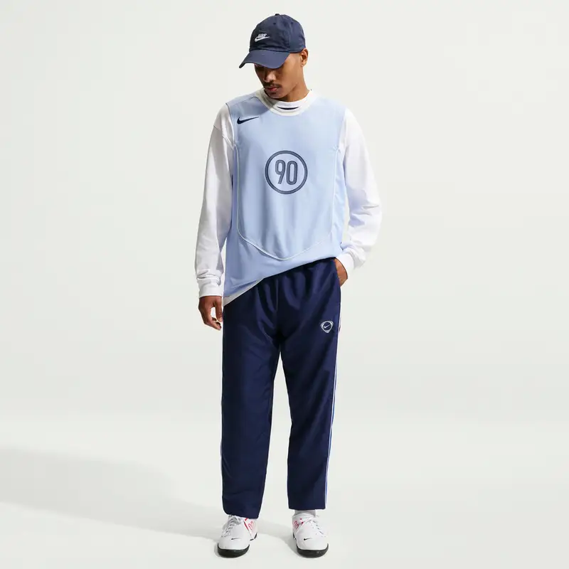 Pantaloni fitness da ginnastica Nike Academy+ Bleu