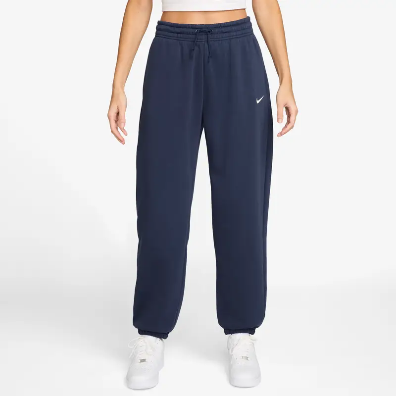 Pantaloni fitness da Tuta oversize a vita alta da donna Nike Phoenix Bleu