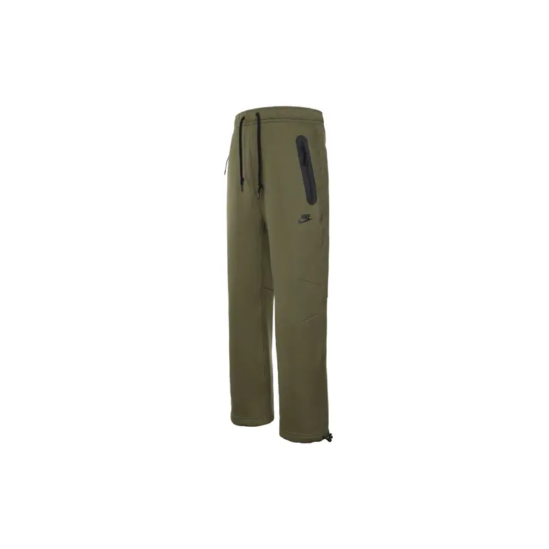 Pantaloni Jogger Casual con Coulisse Monocolore Nike Sportswear Tech Fleece da Uomo Fondi Oliva Medio FB8013-222 XL