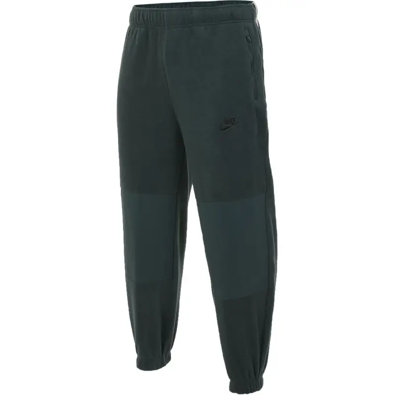 Pantaloni Jogger da Uomo Nike Club Polar Fleece Retro Vita Elastica a Vita Media con Coulisse Verde FB8385-328