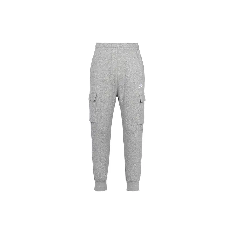 Pantaloni Jogger Multitasche Utility Nike Sportswear Club Fleece da Uomo Grigio CD3130-063 XL