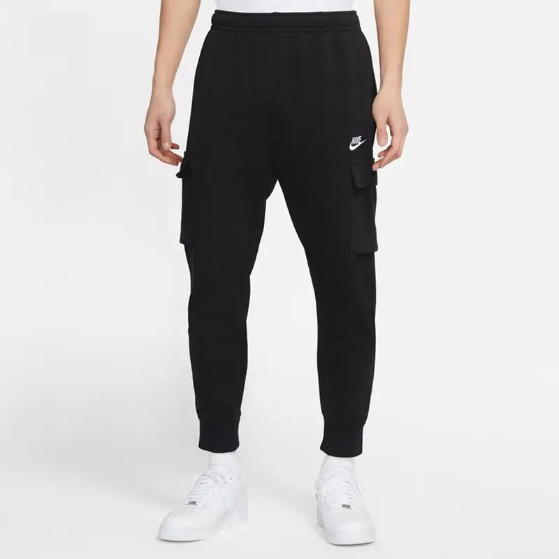 Pantaloni Jogger Nike Sportswear Club French Terry Uomo Fondo Nero CZ9955-010 XL miniatura 2