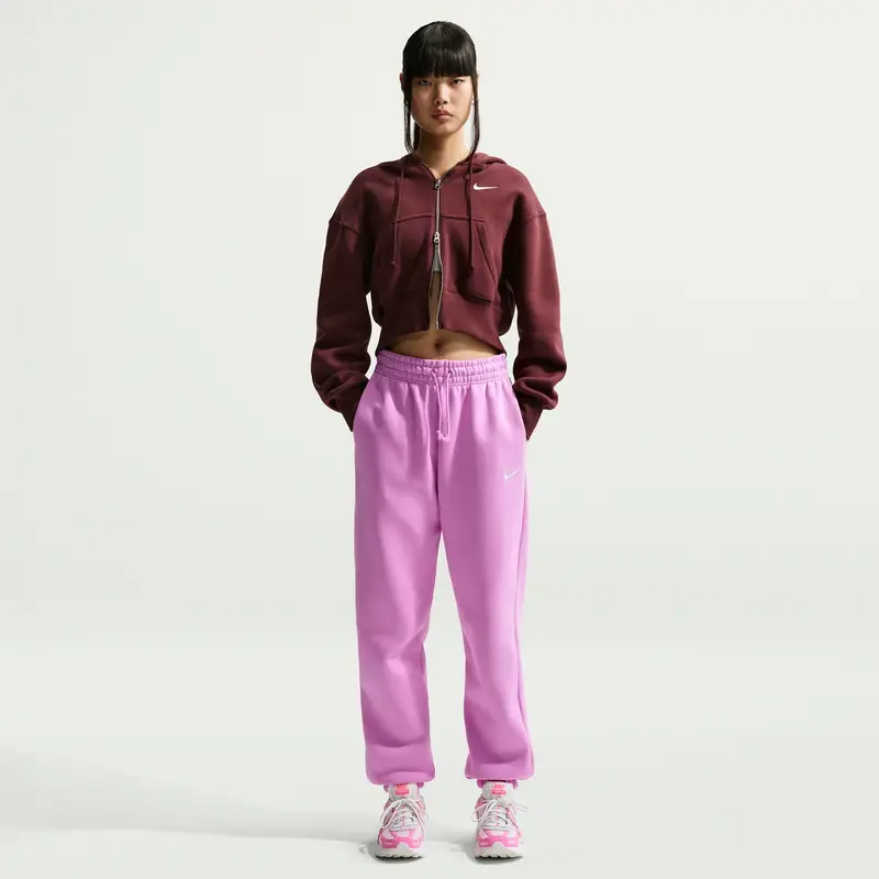 Pantaloni jogging oversize donna Nike Phoenix Fleece Rose