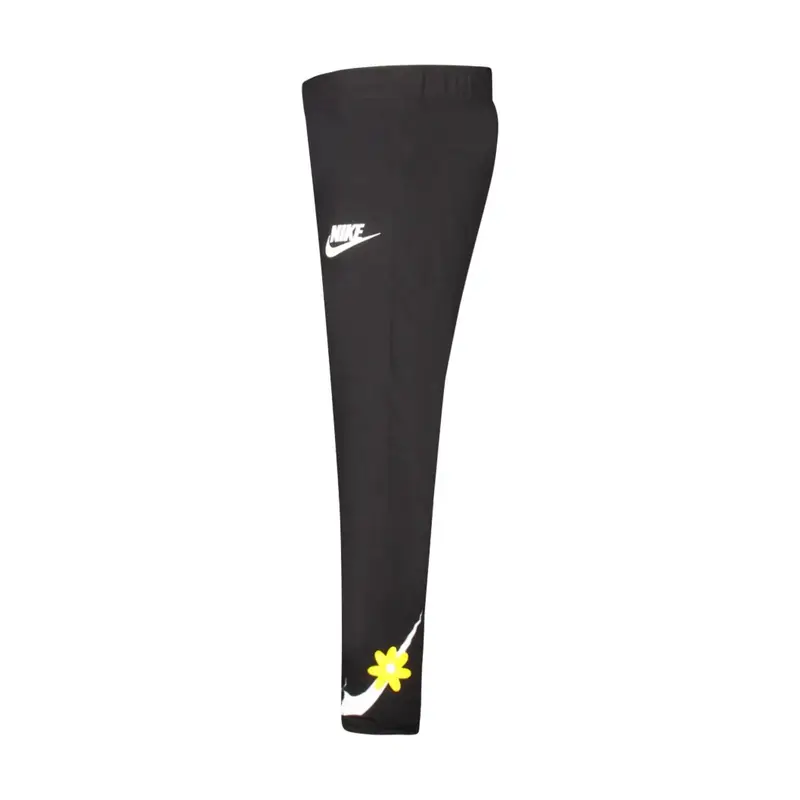Nike Pantaloni Leggins Unisex Neri con Stampa miniatura 3