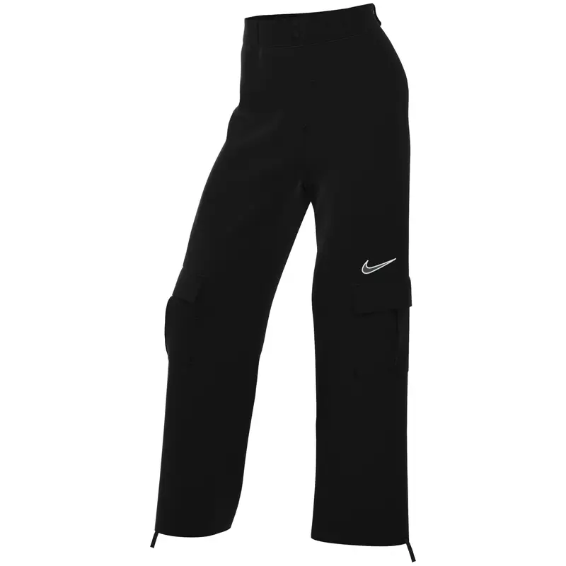 Pantaloni oversize da donna a vita alta Nike Noir