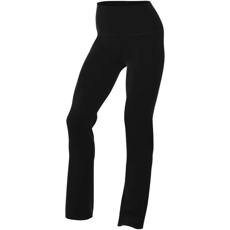 Pantaloni pieghevoli a vita alta da donna Nike One Dri-FIT Noir