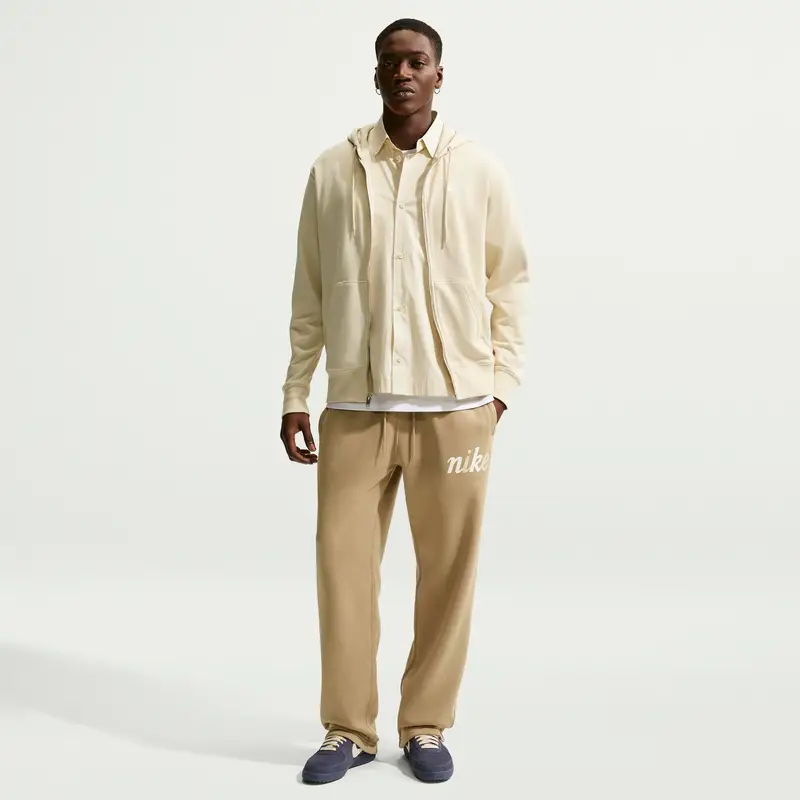 Pantaloni running Nike Club Beige