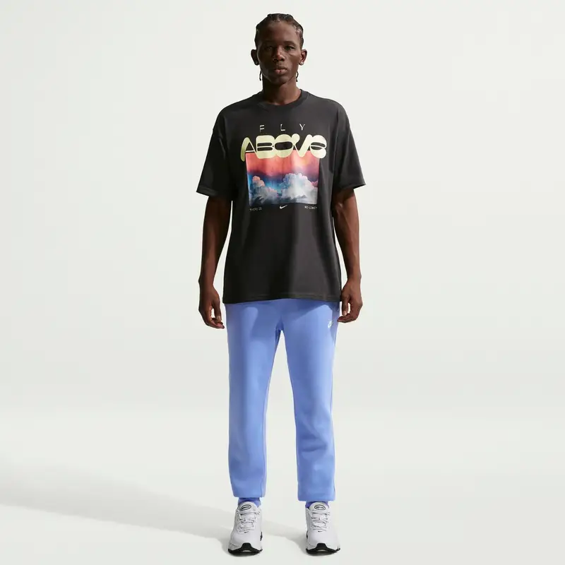 Pantaloni running Nike Club Bleu