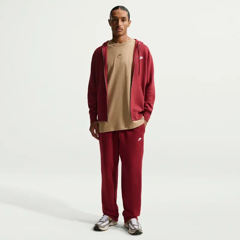 Pantaloni running Nike Club Rouge