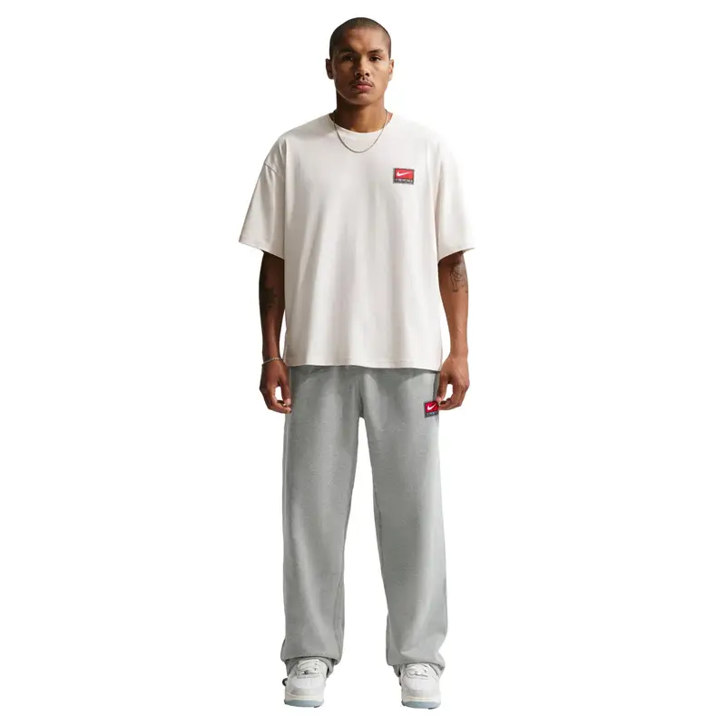 Pantaloni running Nike Solo Swoosh Gris