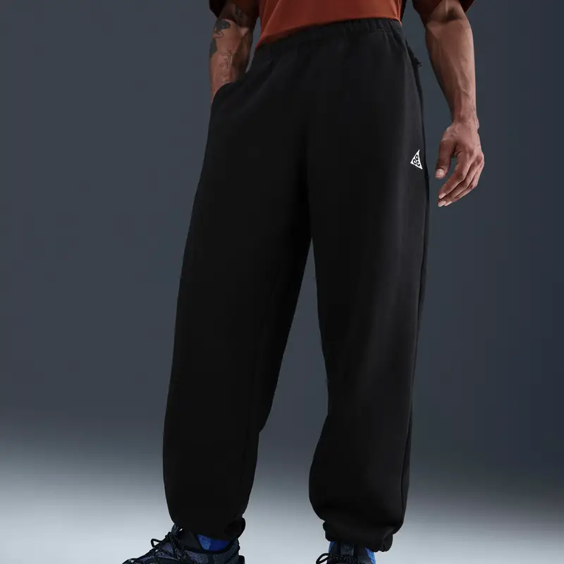 Pantaloni running Nike Tuff Fleece Noir