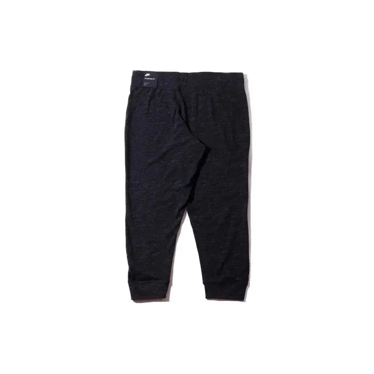 Pantaloni Sportivi a Tre Quarti in Maglia Nike con Logo a Lettere e Coulisse Donna Neri 883724-010 L miniatura 4