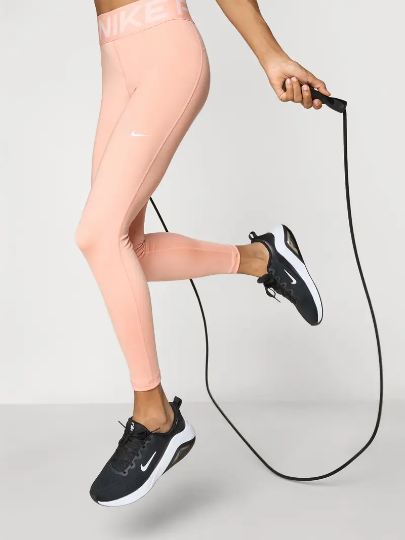 Pantaloni sportivi albicocca / bianco miniatura 3