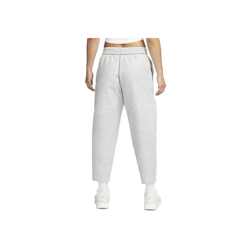 Pantaloni Sportivi Casual da Donna Traspiranti Monocolore Ricamo Lettere Nike Fondi Grigio Fumo Chiaro DQ6682-084 XS miniatura 4