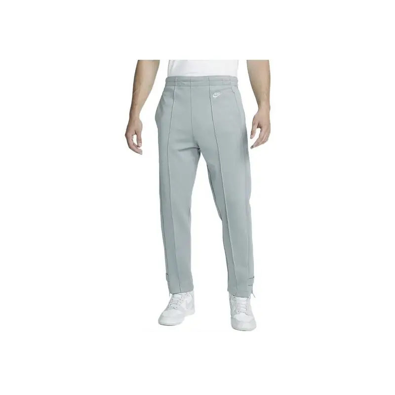 Pantaloni Sportivi Casual Ricamati con Logo Monocolore Nike Uomo Fondi Grigio DQ4241-073 XL miniatura 2
