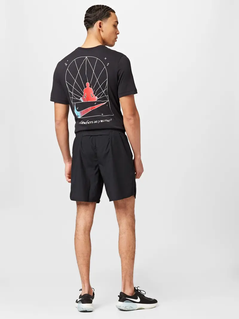 NIKE Pantaloni sportivi 'Challenger' grigio argento / nero miniatura 2