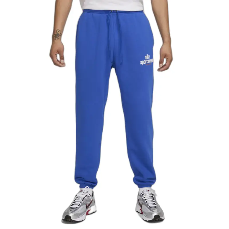 Pantaloni sportivi con polsini Nike Club Fleece Bleu