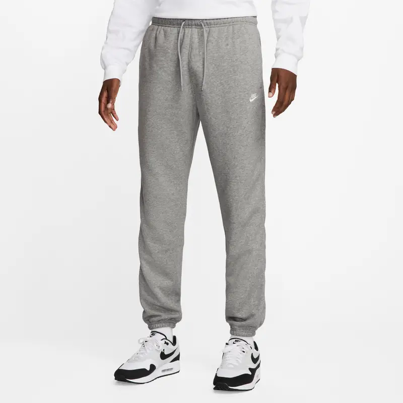 Pantaloni sportivi con polsini Nike Club Fleece Gris