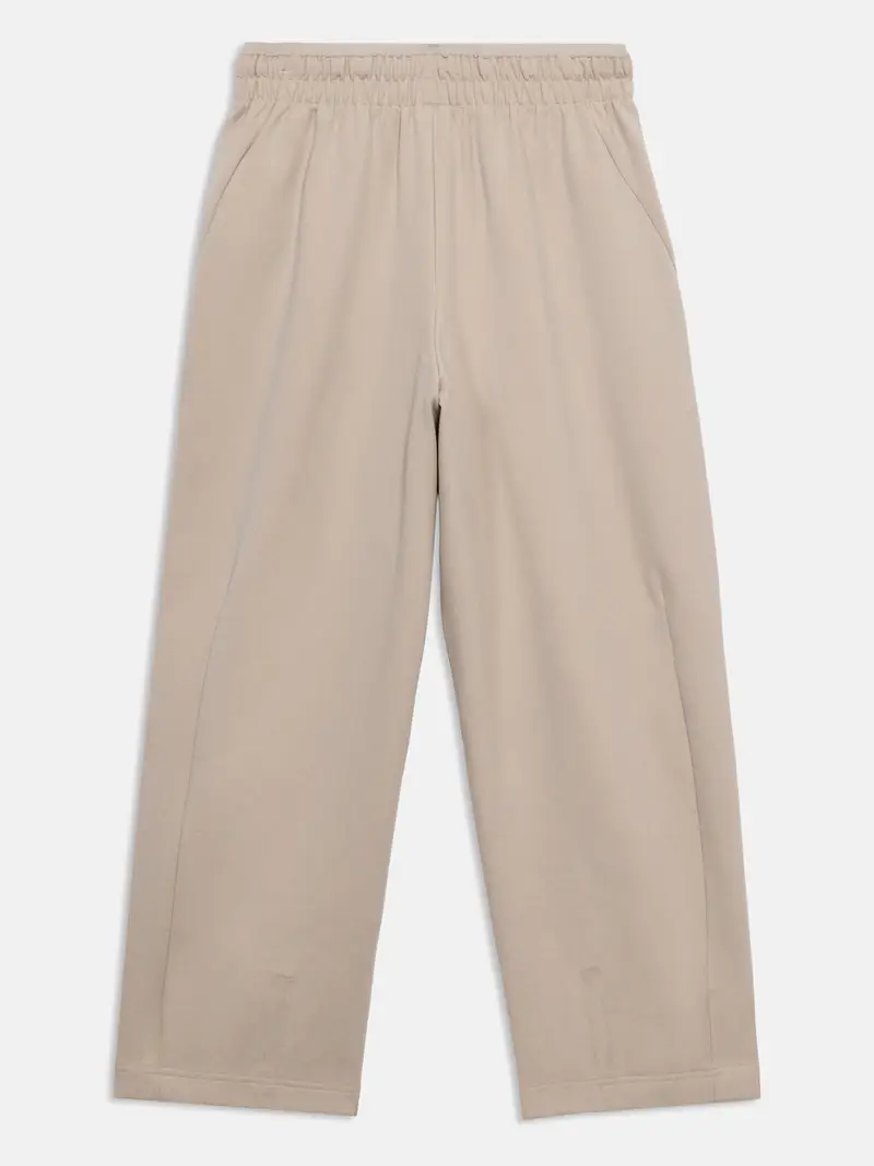 Pantaloni sportivi crema miniatura 2