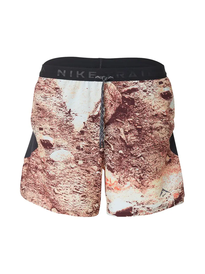 Pantaloni sportivi crema / ruggine / marrone scuro