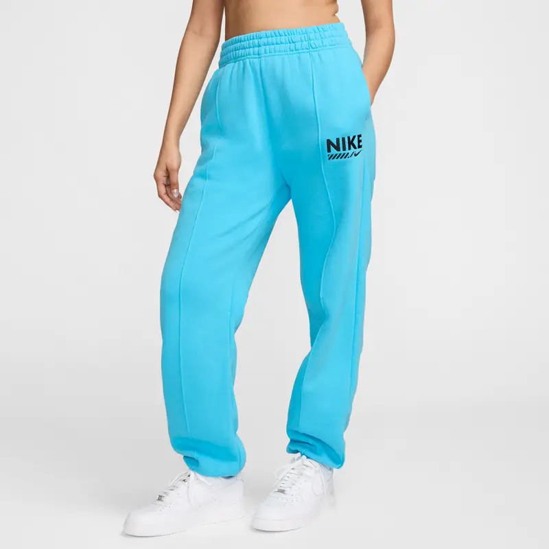 Pantaloni sportivi da donna Nike Fleece Bleu