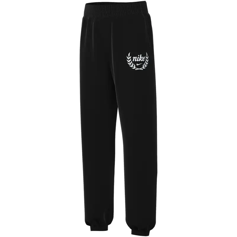 Pantaloni sportivi da ragazza Nike Club Fleece Noir
