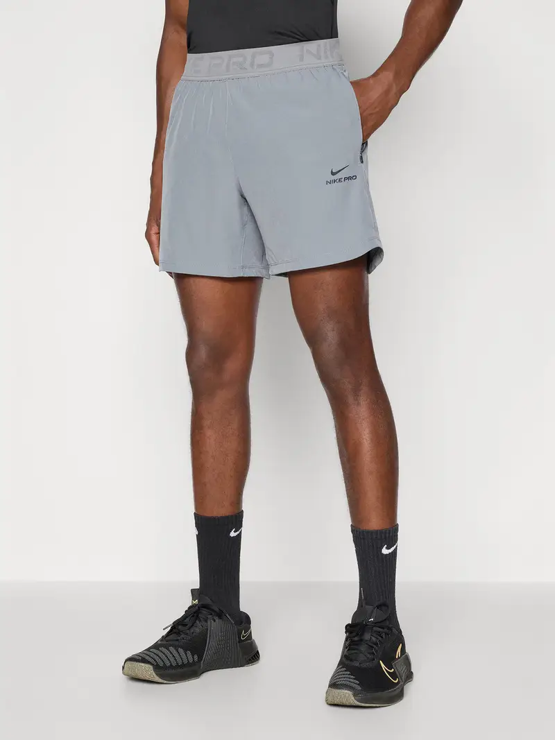 Pantaloni sportivi grigio chiaro / nero miniatura 2