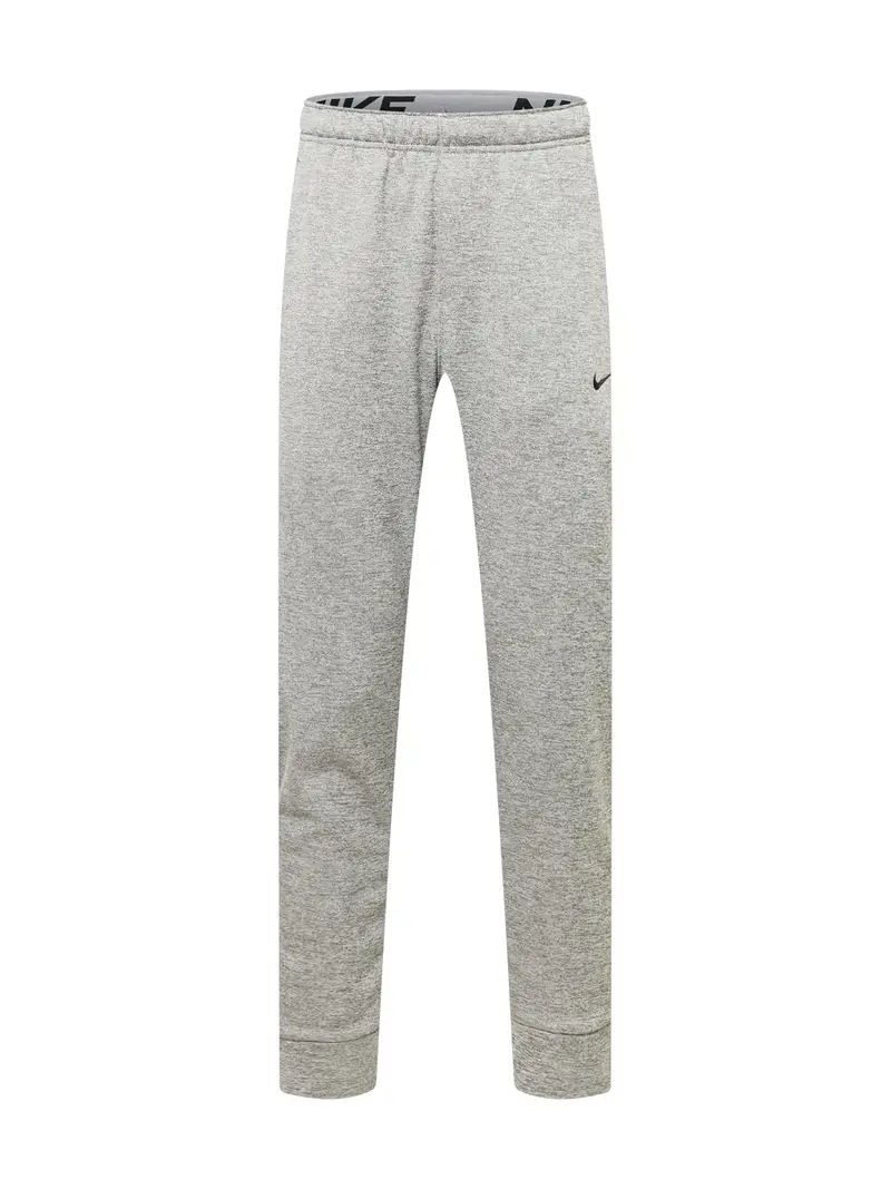 NIKE Pantaloni sportivi  grigio / nero