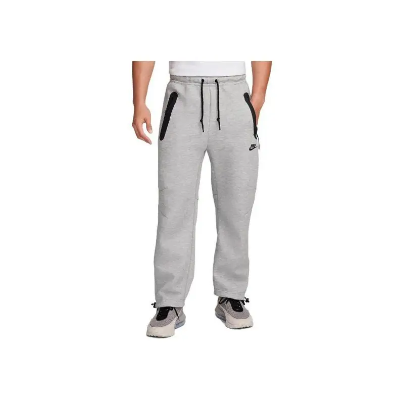 Pantaloni Sportivi in Maglia Fleece con Coulisse Nike Uomo Pantaloni Fondo Grigio Scuro FB8013-063 XL miniatura 2