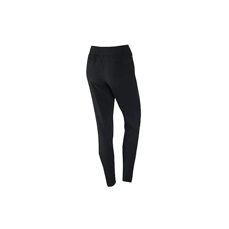 Pantaloni Sportivi Lunghi da Corsa Nike con Vita Elastica da Donna Neri 885259-010 M miniatura 4