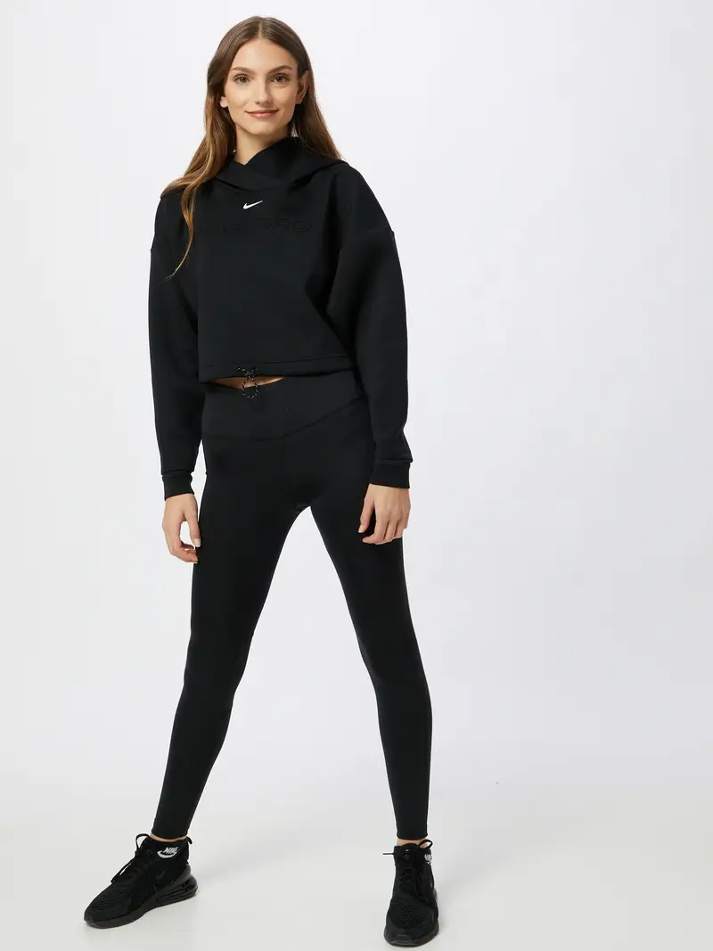 NIKE Pantaloni sportivi  nero / bianco miniatura 3