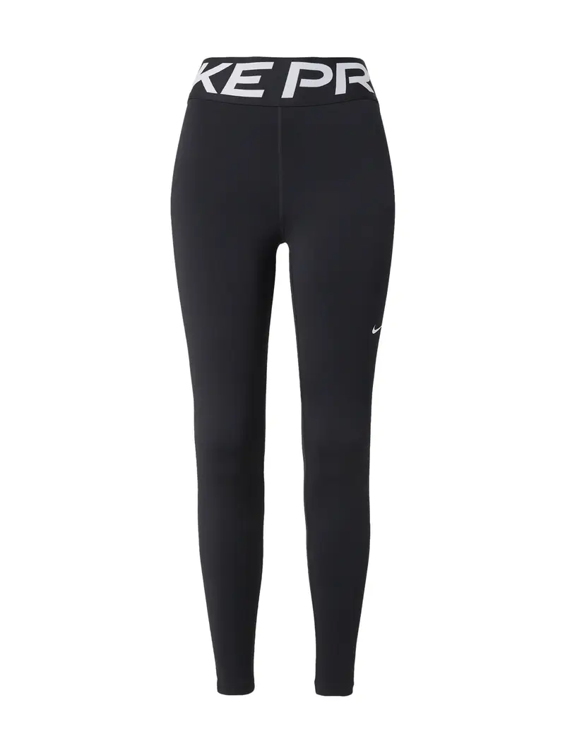 NIKE Pantaloni sportivi  nero / bianco