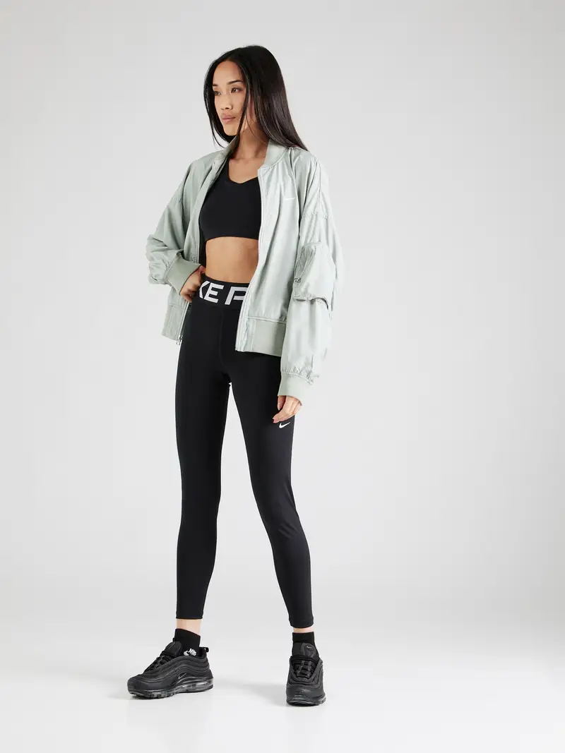 NIKE Pantaloni sportivi nero / bianco miniatura 3