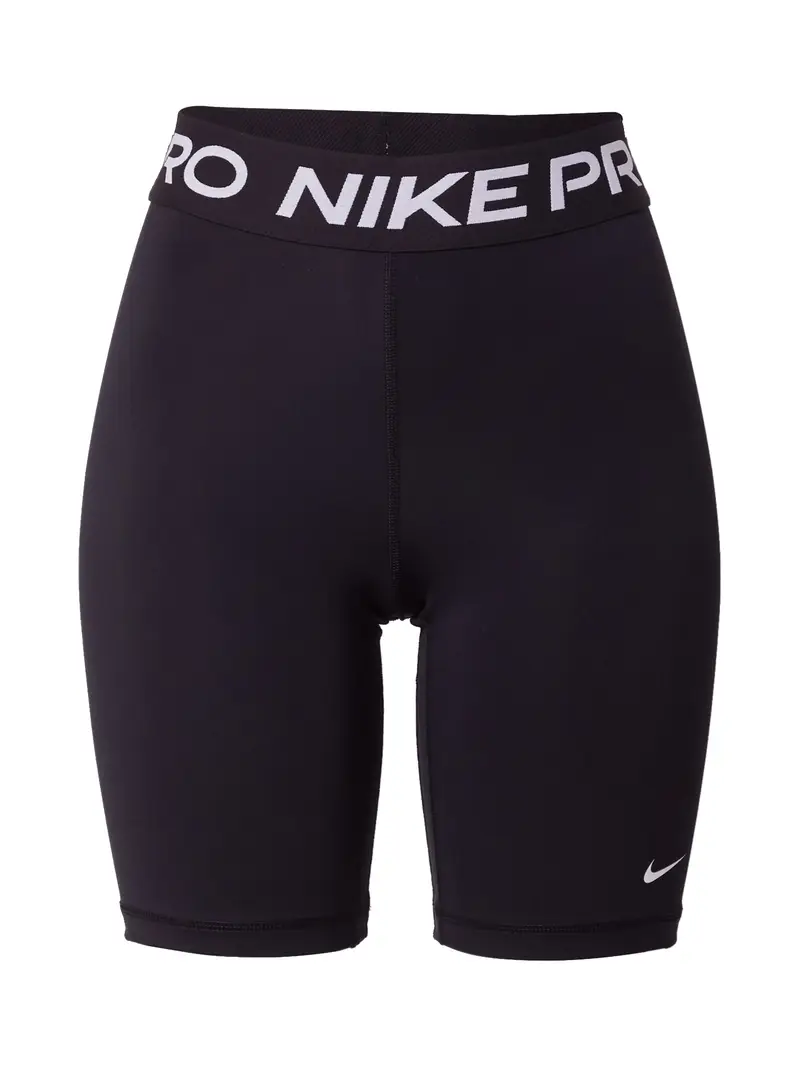 NIKE Pantaloni sportivi  nero / bianco
