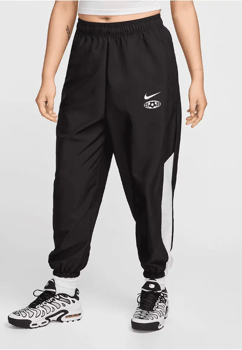 Pantaloni sportivi nero / bianco
