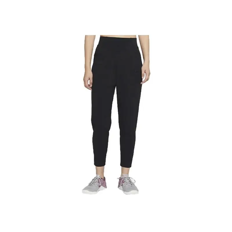 Pantaloni Sportivi Nike Bliss Running Training Slim Fit Donna Pantaloni Neri CU5850-010 XL miniatura 4