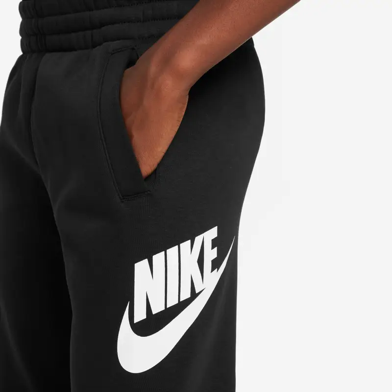 Pantaloni sportivi per bambini Nike Club Fleece HBR Noir