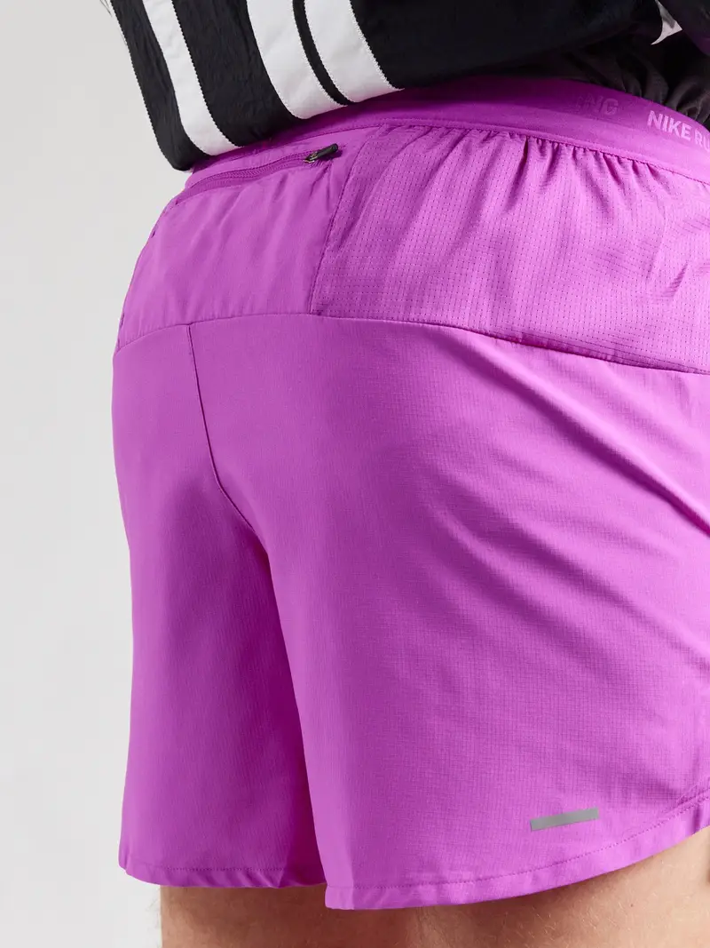 Pantaloni sportivi 'Stride' grigio argento / lilla neon miniatura 3